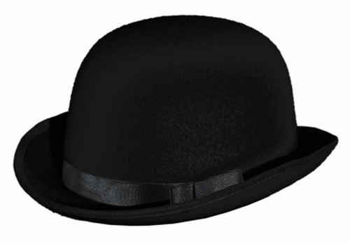 Bowler hat, black 