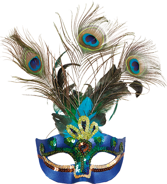 Halbmaske Paradiesvogel   
