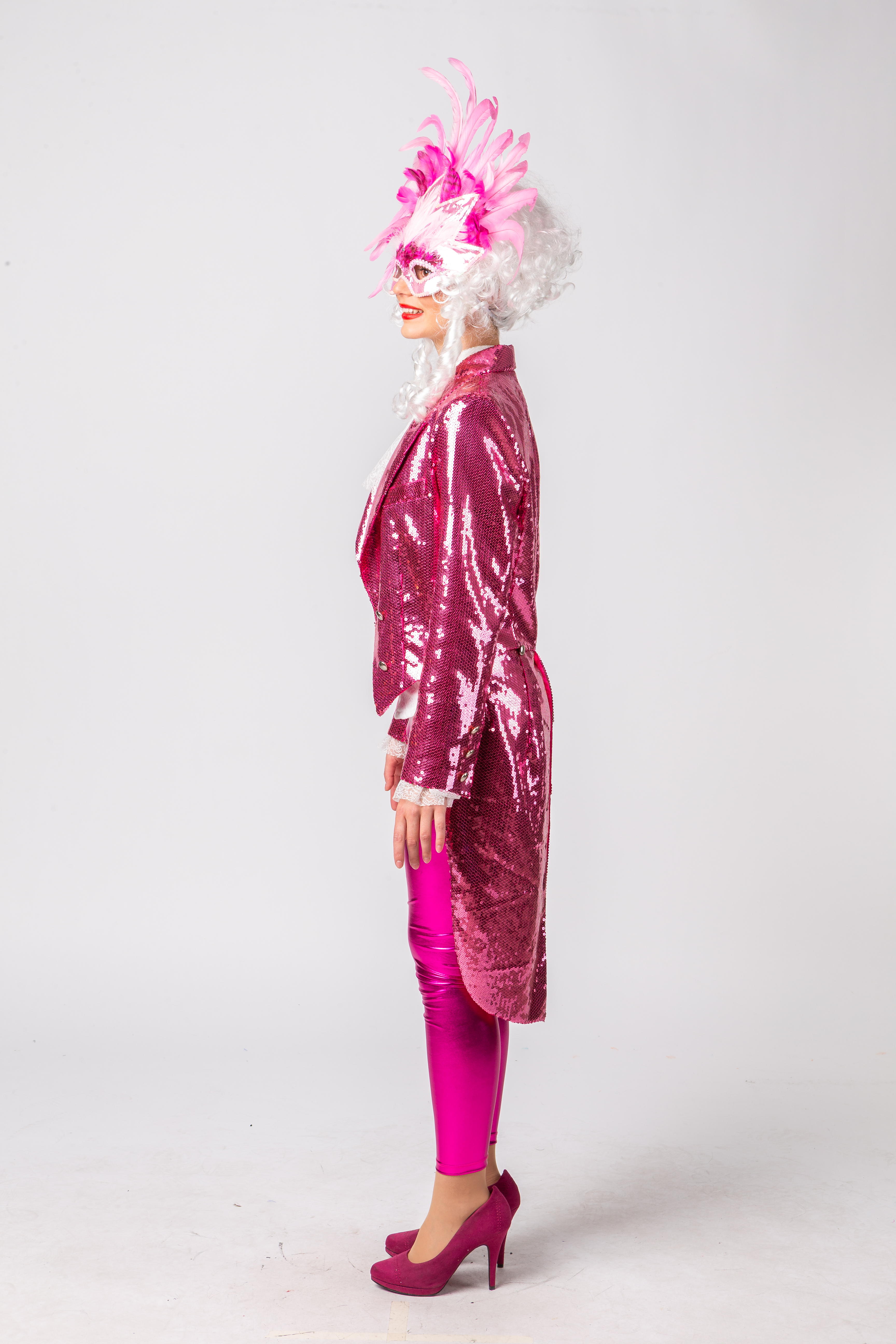Damenfrack Paillette, pink Damenfrack Paillette, pink