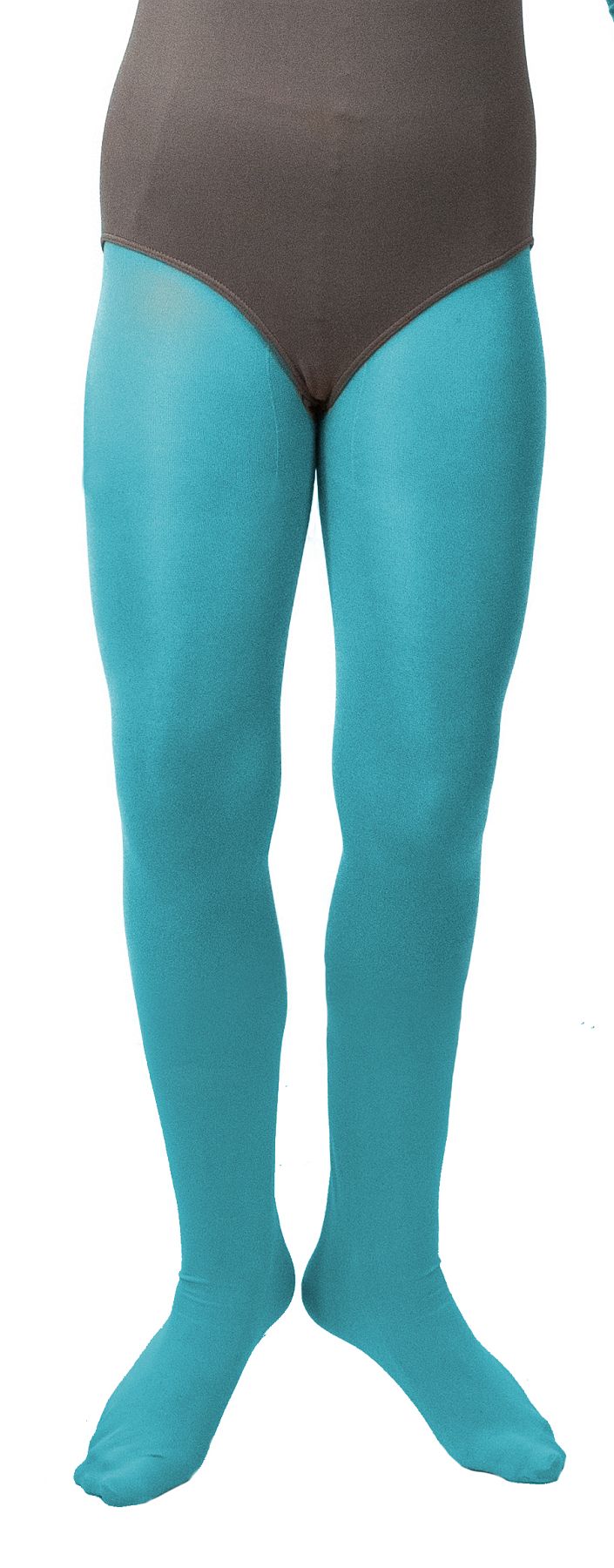 Opaque tights, turquoise 