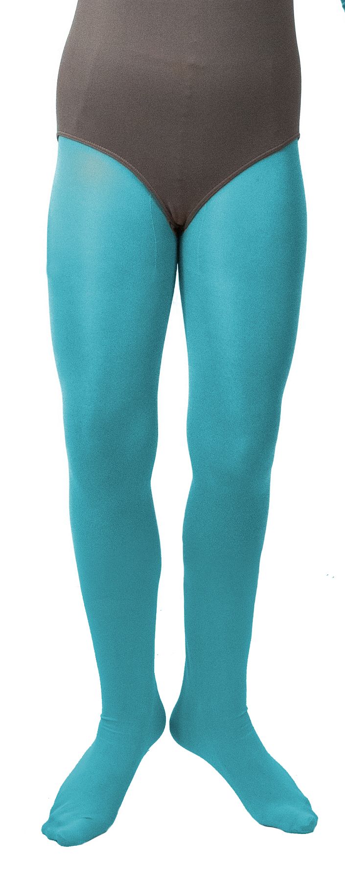 Collants opaque, turquoise 