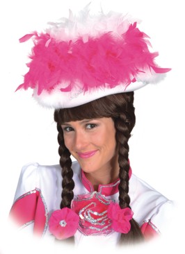 Boa en plumes Basic, rose, 1,80 m, 50g