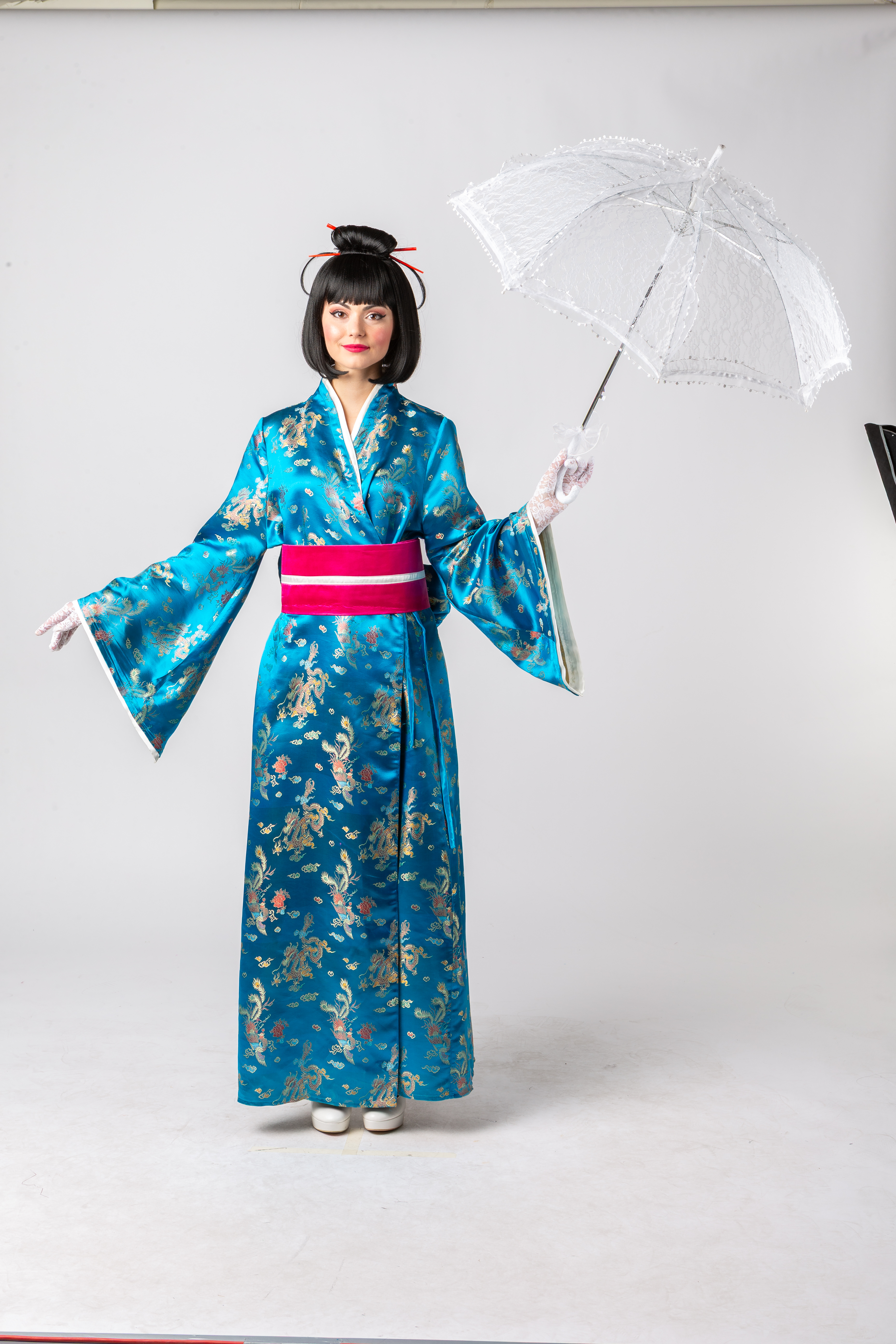 Kimono, turquoise Kimono, turquoise