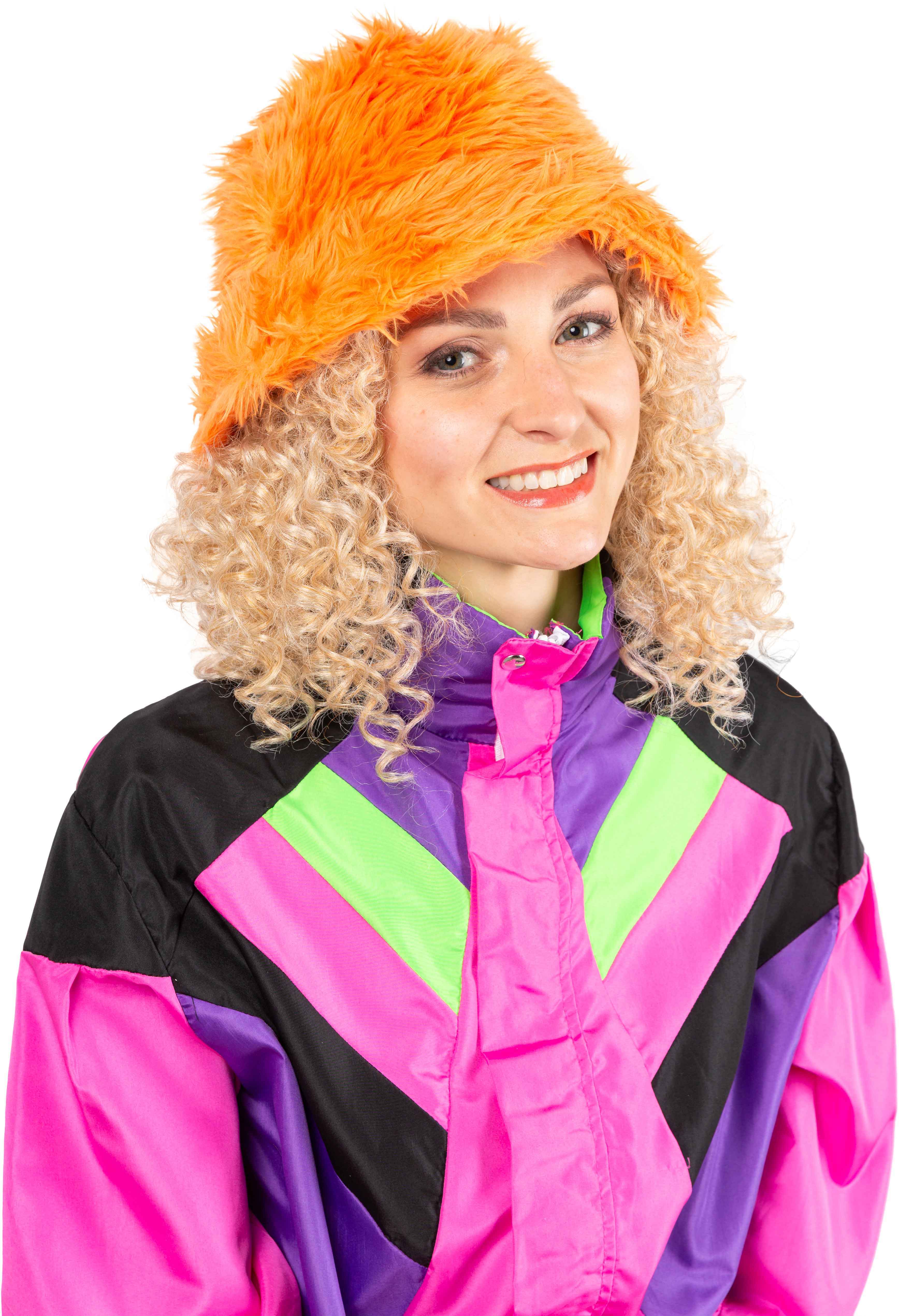 Fishermans cap fur, orange