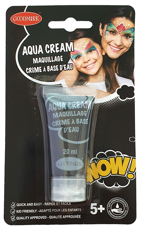 Aqua-Creme Schminke, schwarz