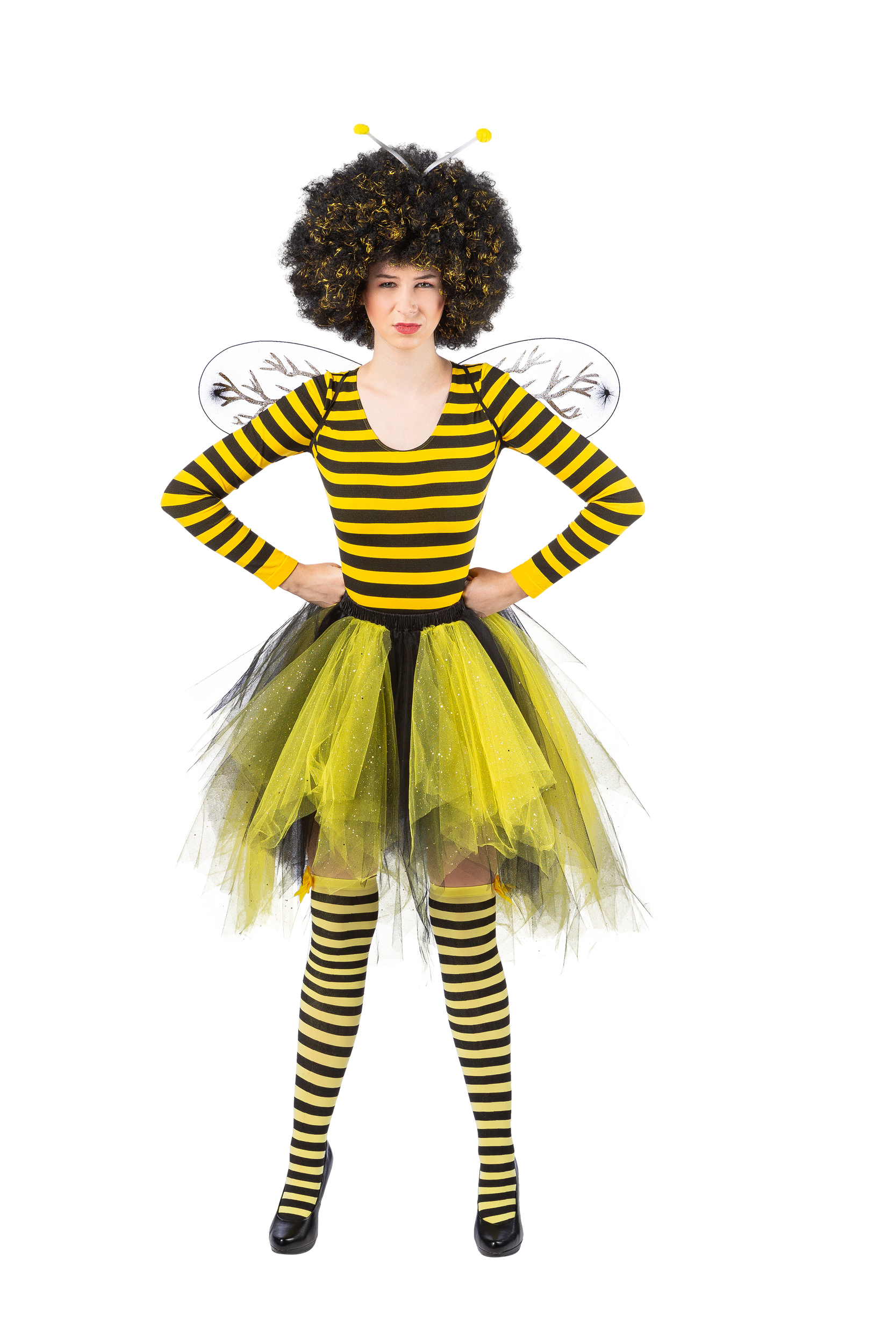 Tutu Bee mullet style (short at the front, long at the back) XS