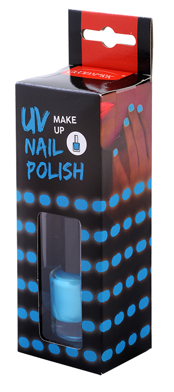 Nail polish UV Effect, blue