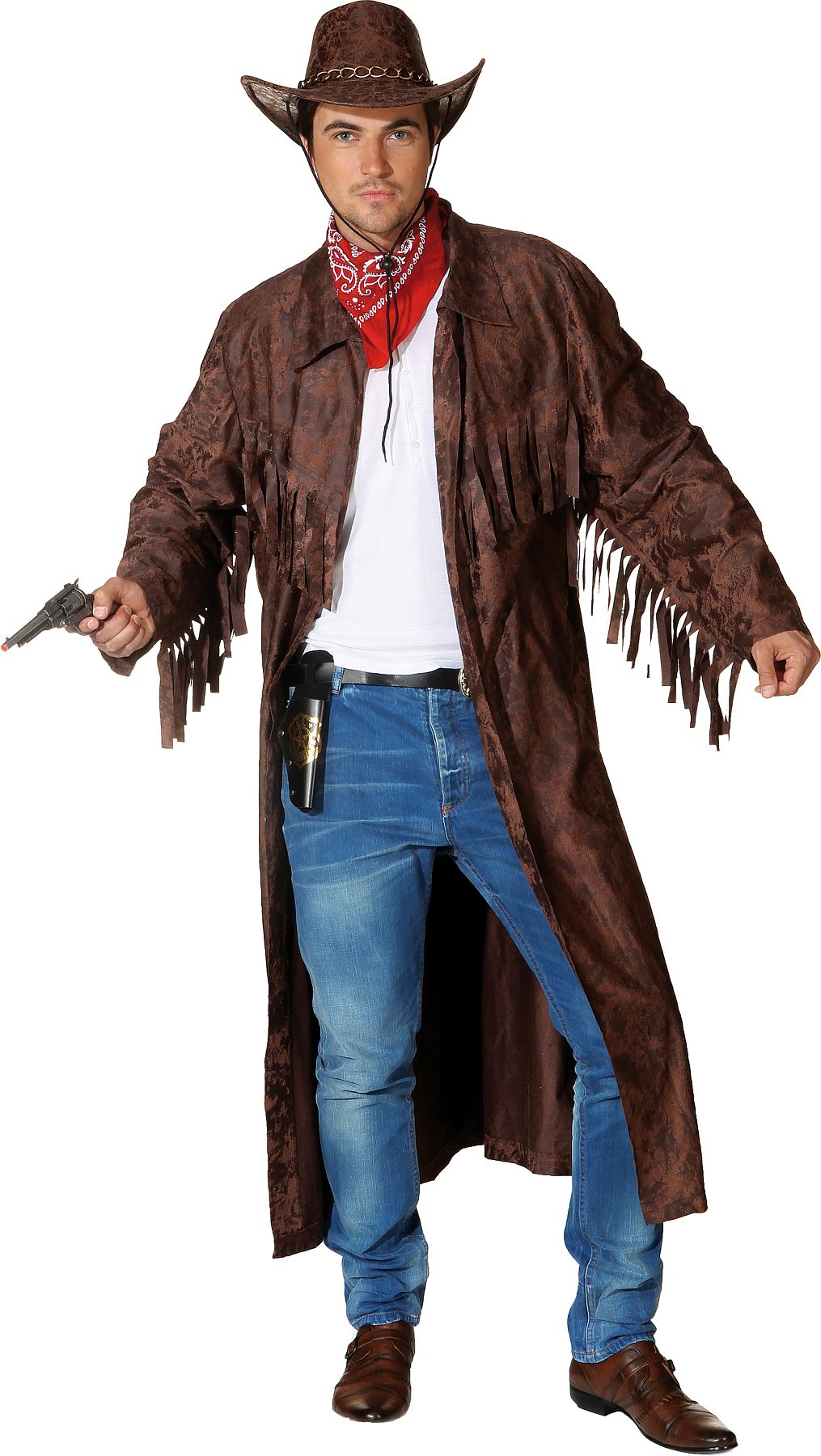 Westernmantel, braun