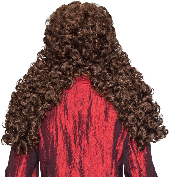 Allonge wig, brown