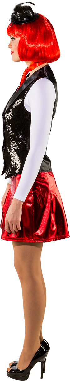 Paillettenweste schwarz Paillettenweste schwarz