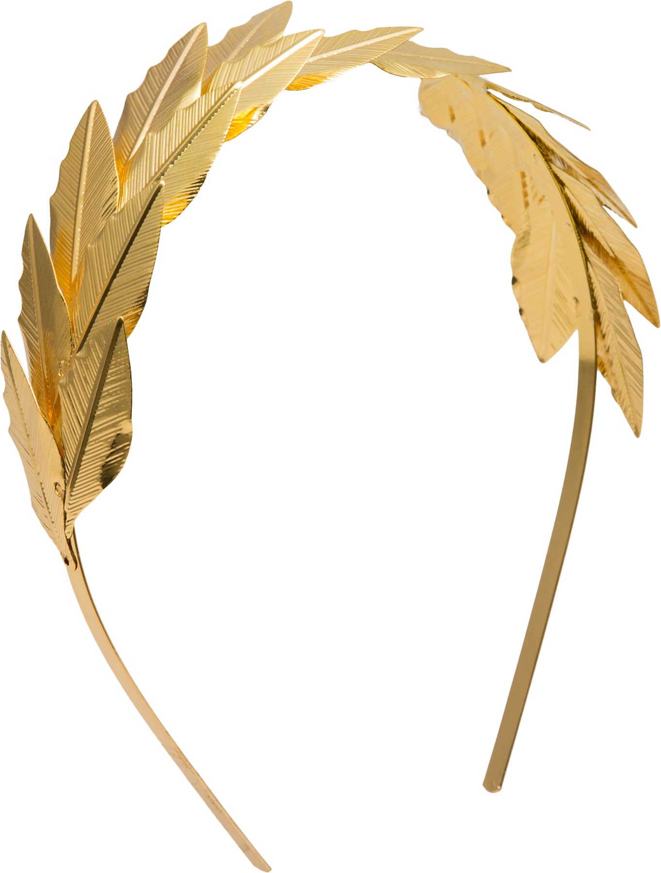 Golden leaf hairband