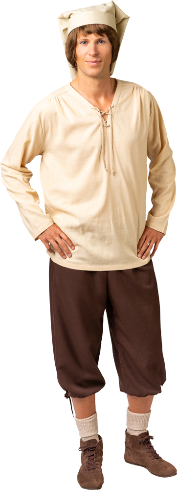 Bauernhemd, beige