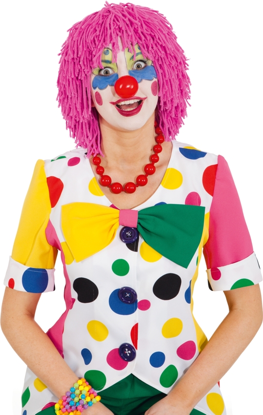 Clown Wolle, pink 
