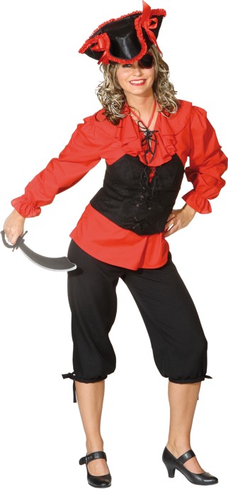 Knee breeches trousers, black