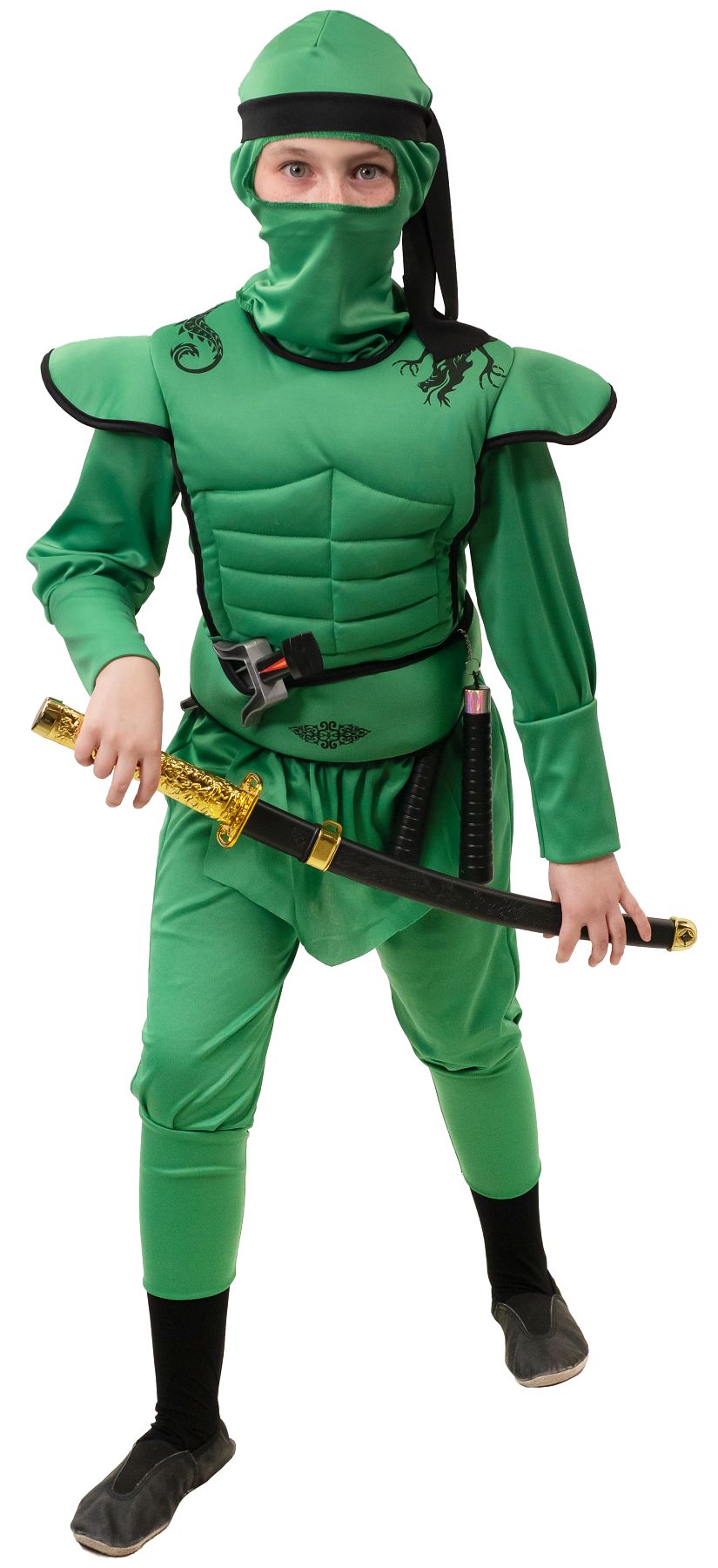 L'enfant Ninja, vert
