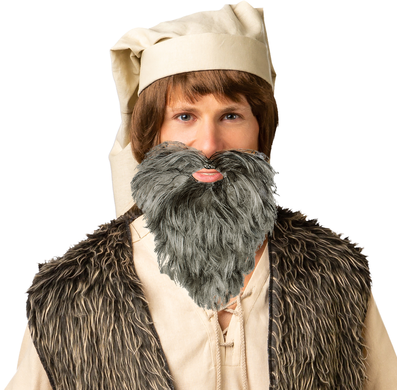 Barbe naine, grise-tachetée