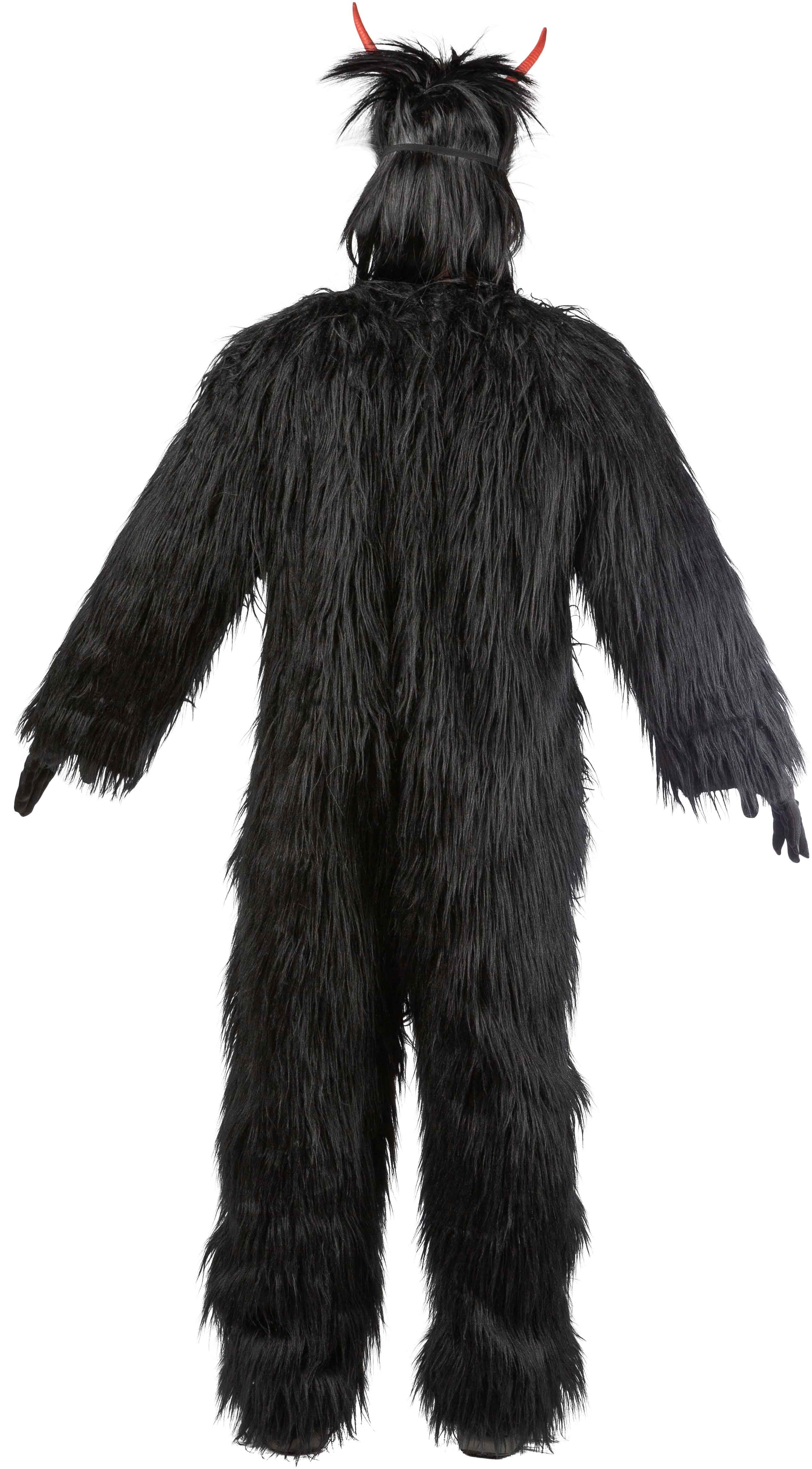 Plush jumpsuit, black