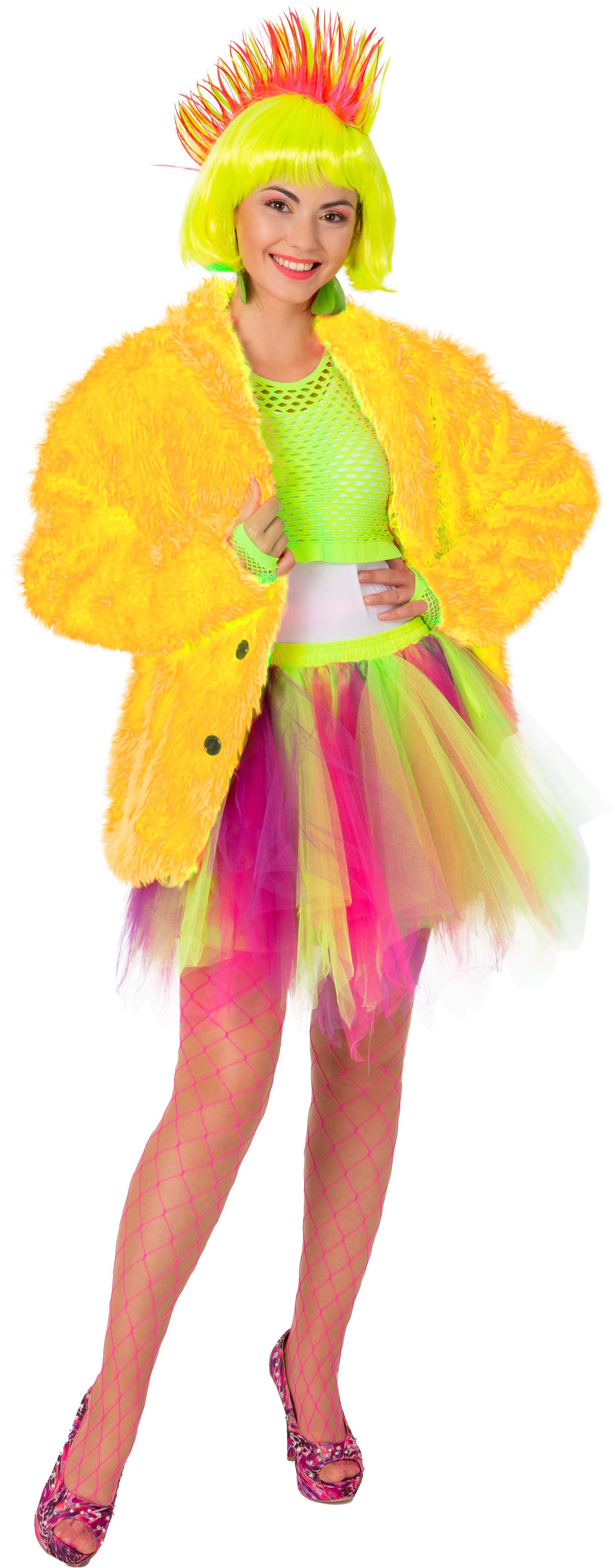 Veste en peluche. jaune,128/140