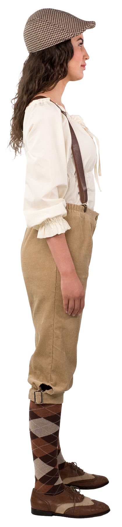 Knickerbockerhose Damen, beige 