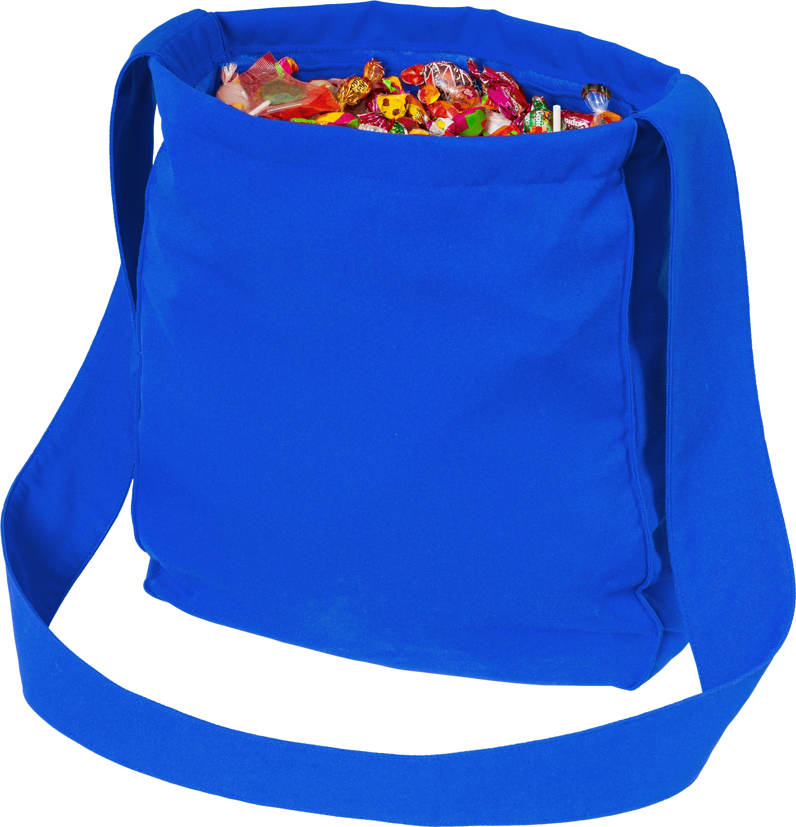 Throwing bag, blue (with lining)