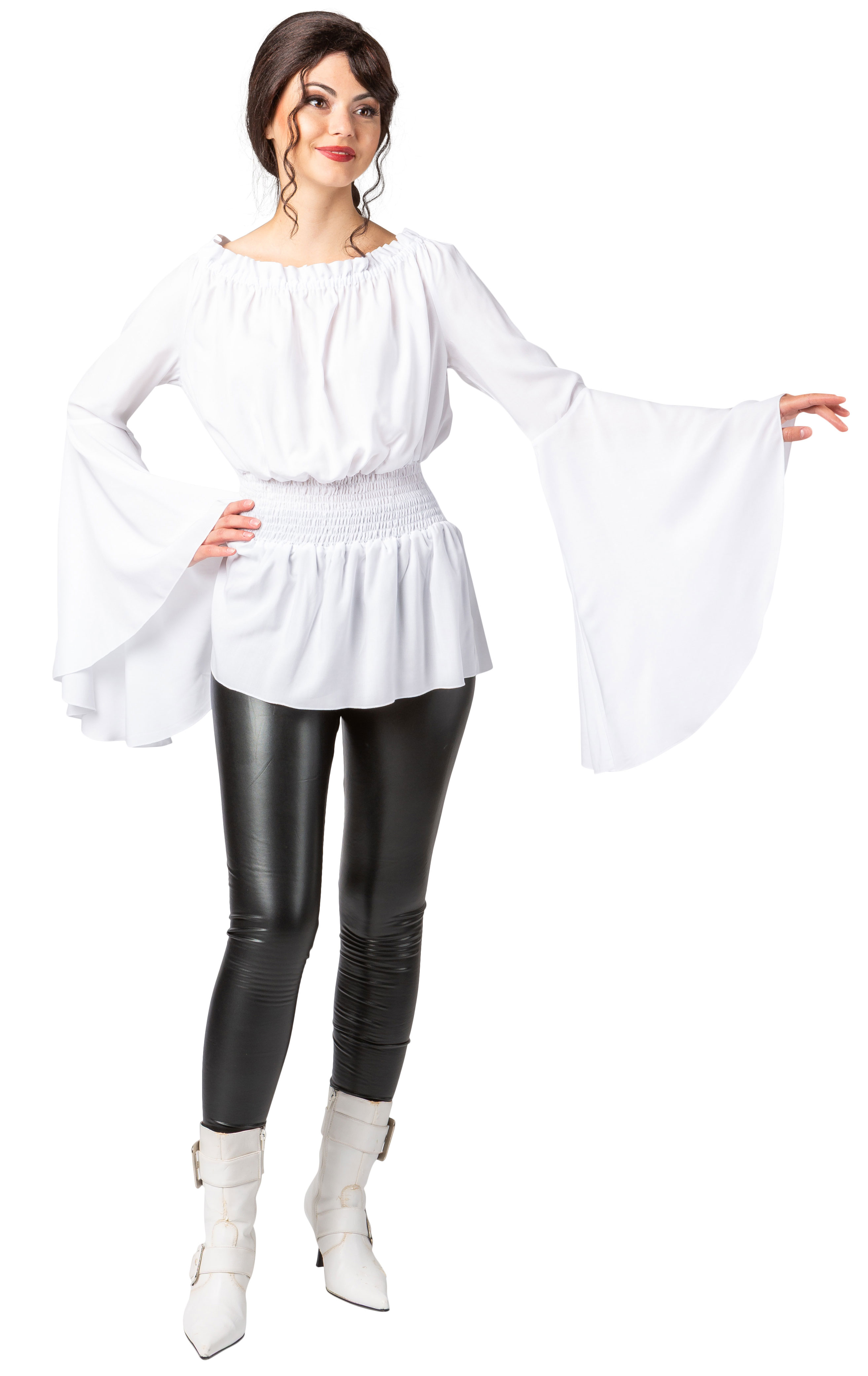 Blouse Lady Mary, blanc