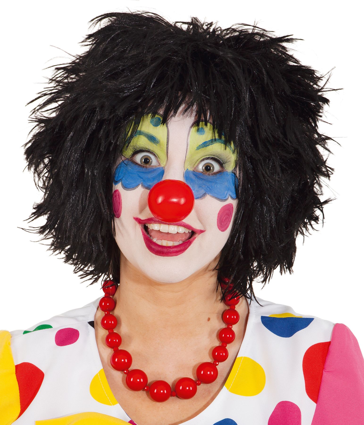 Clown wig, black