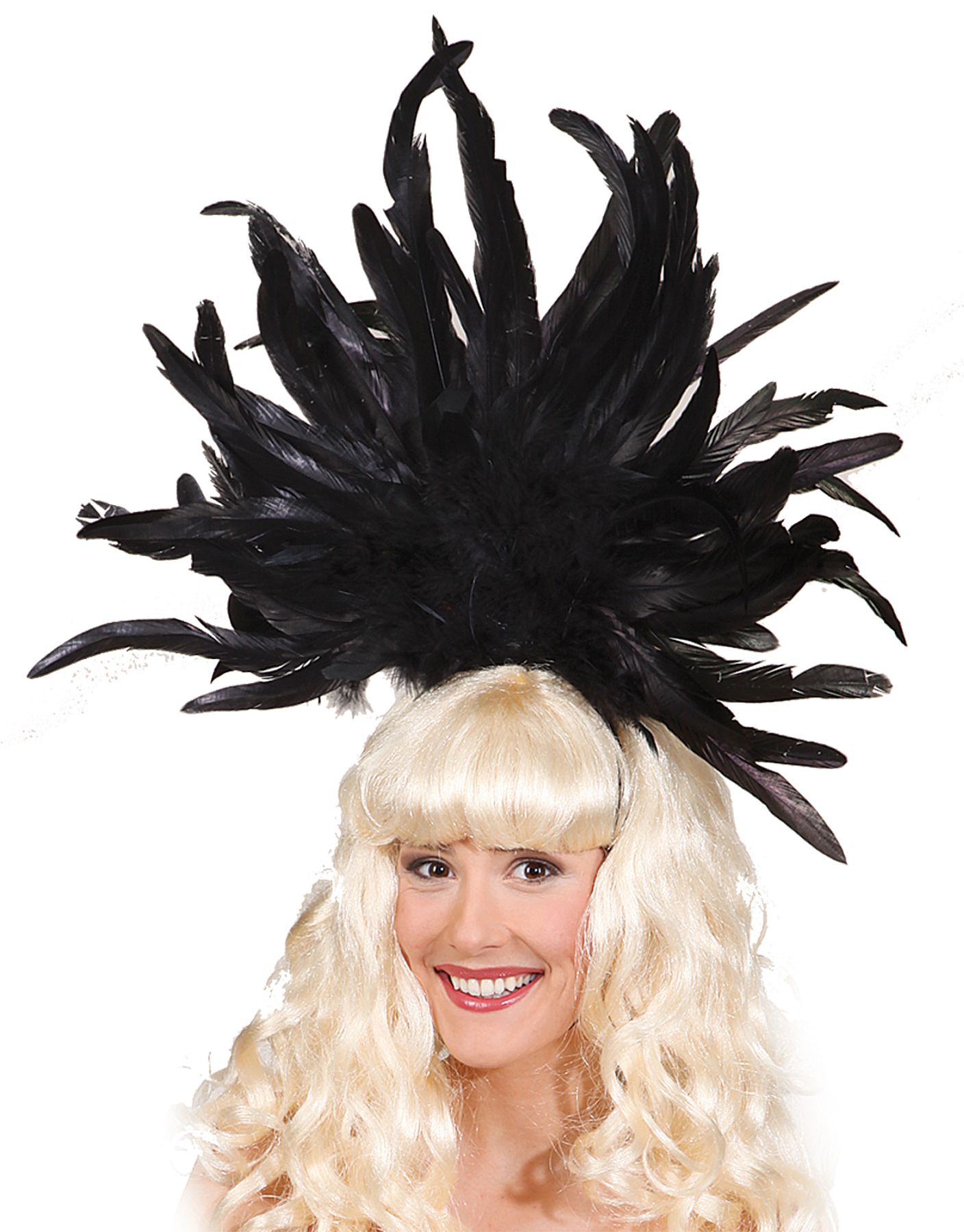 Samba feather decoration, black
