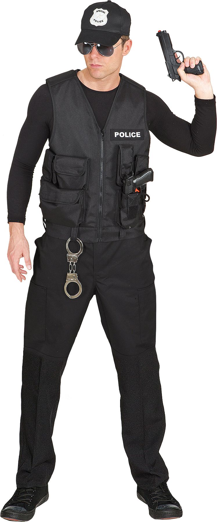 Police vest, black