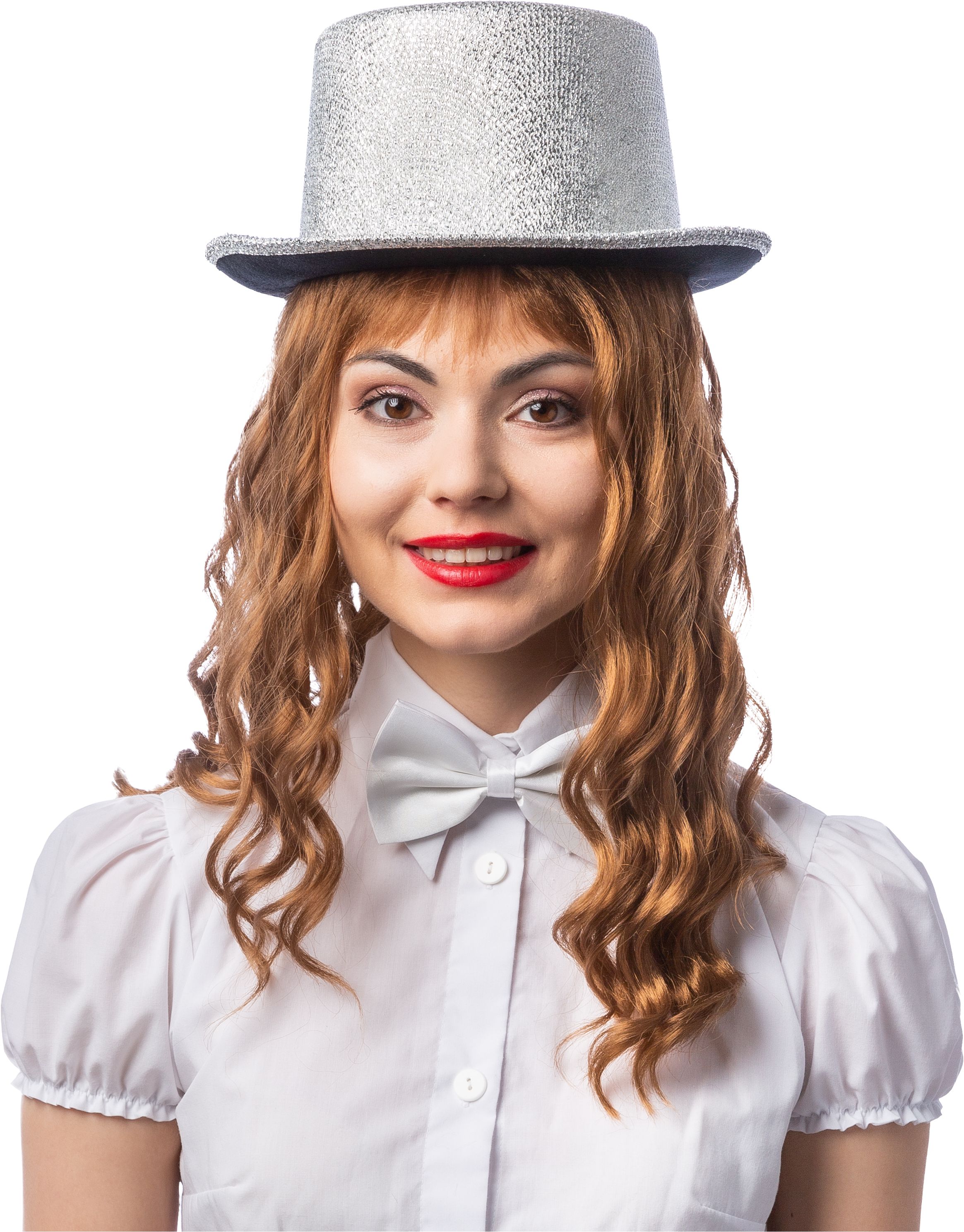 Zylinder Lurex, silber