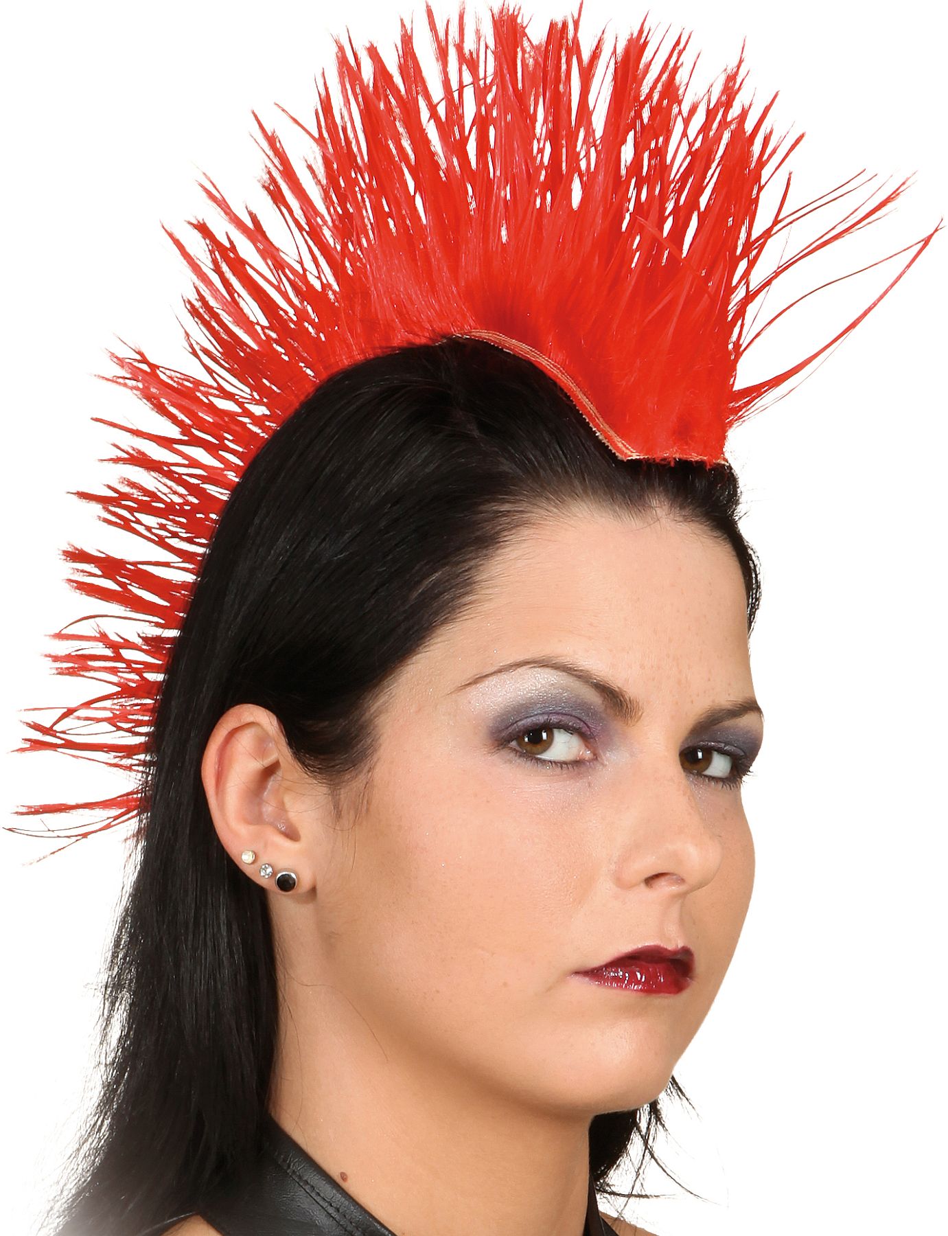 Wig Crazy mohawk, red