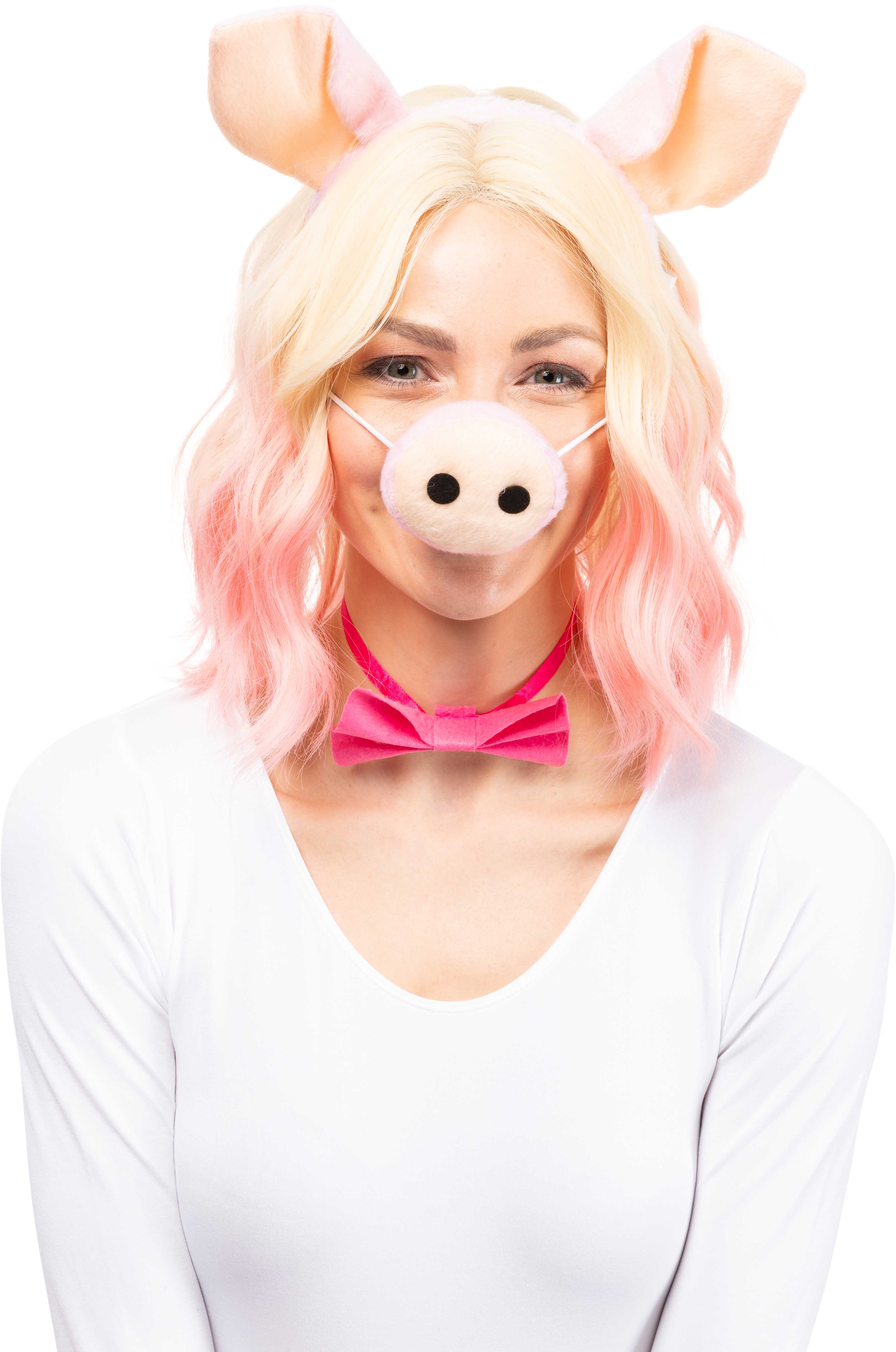 Carson wig, pink