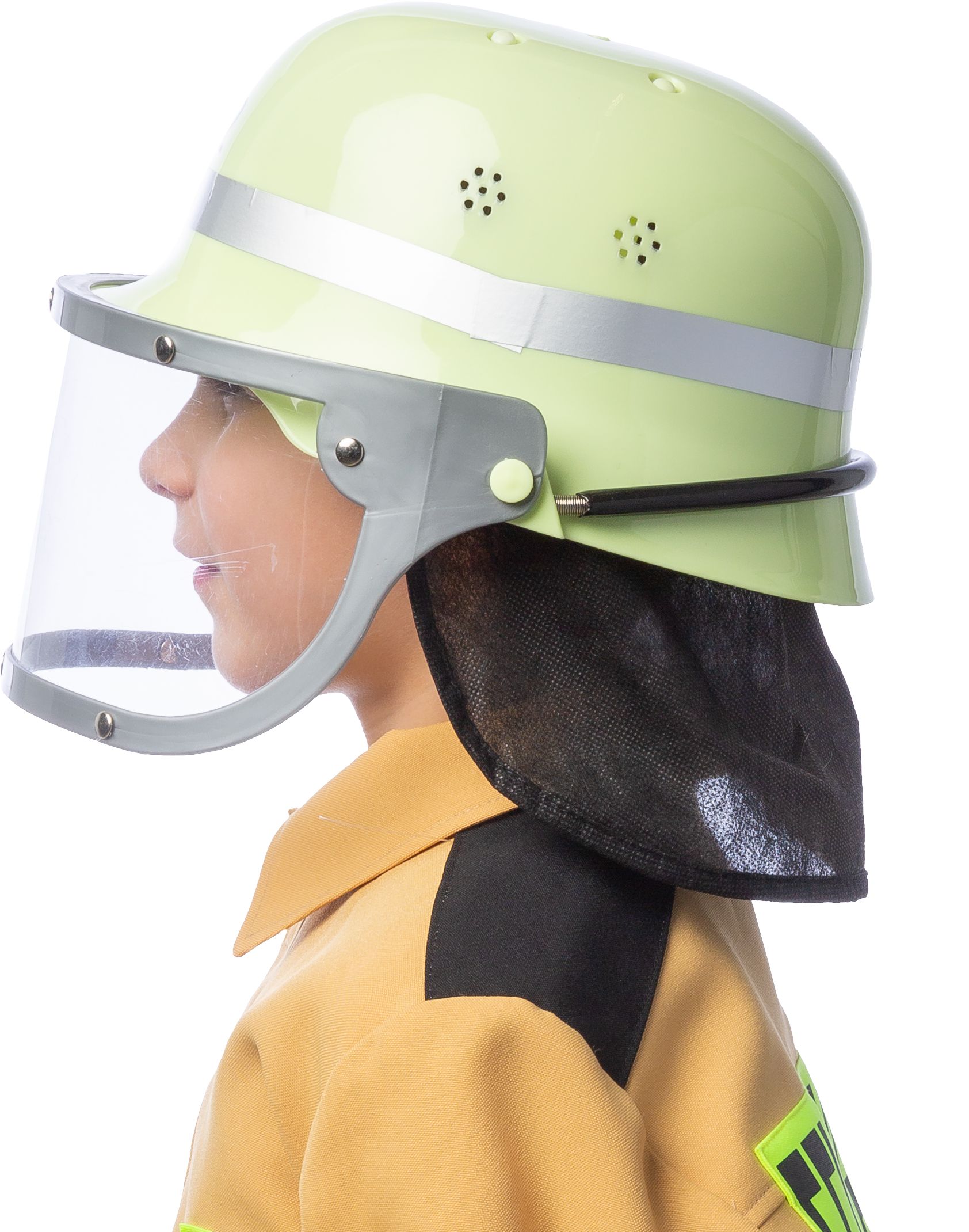 Casque de pompier classique, jaune