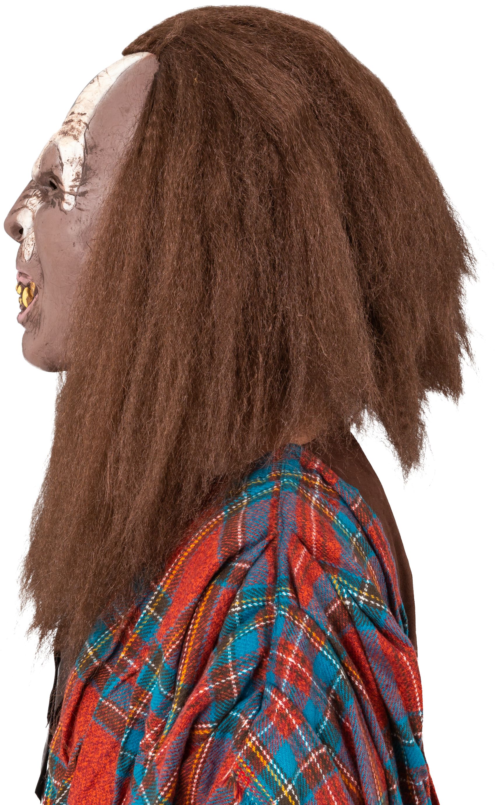 Zombiemaske mit langen Haaren