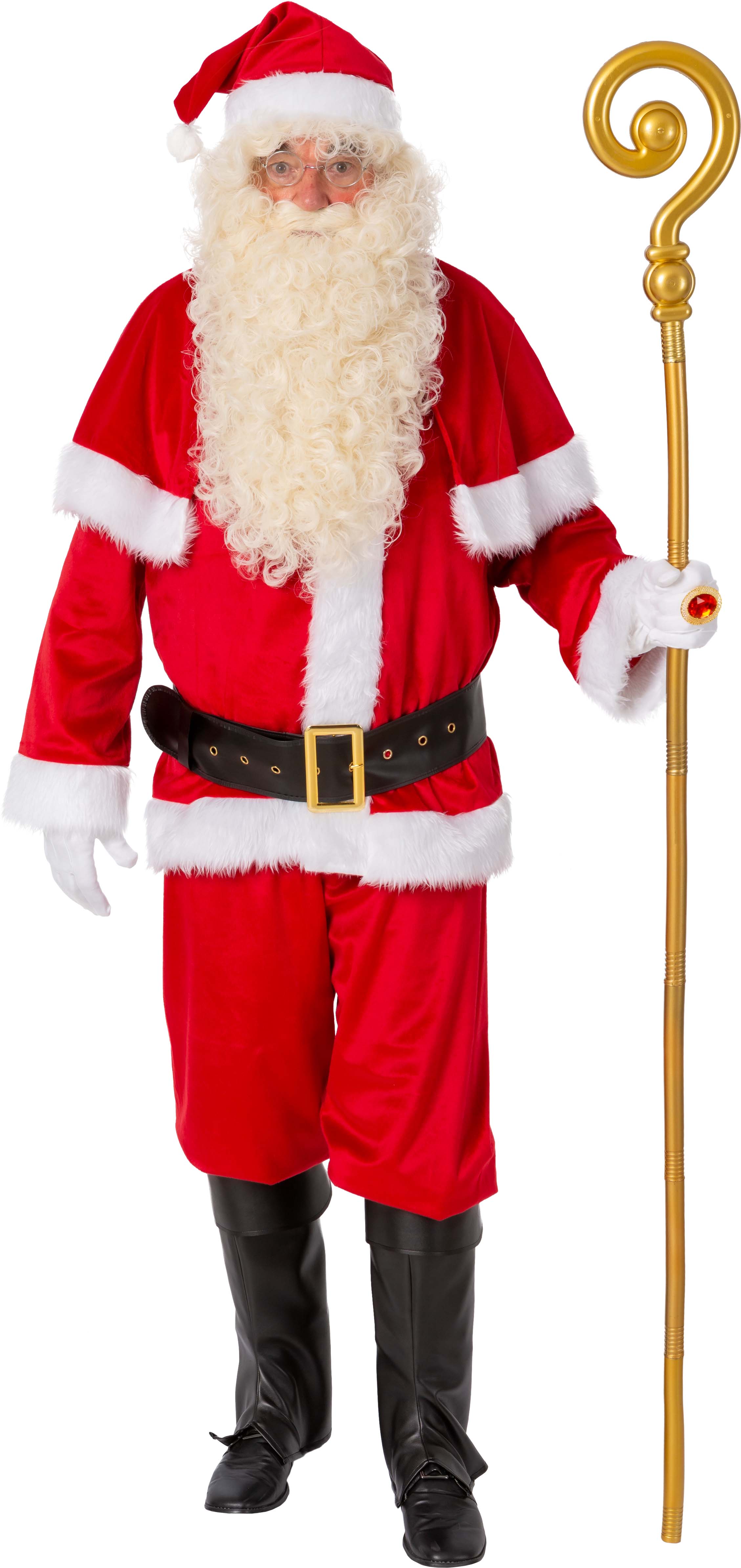 Santa suit with tippet, red 