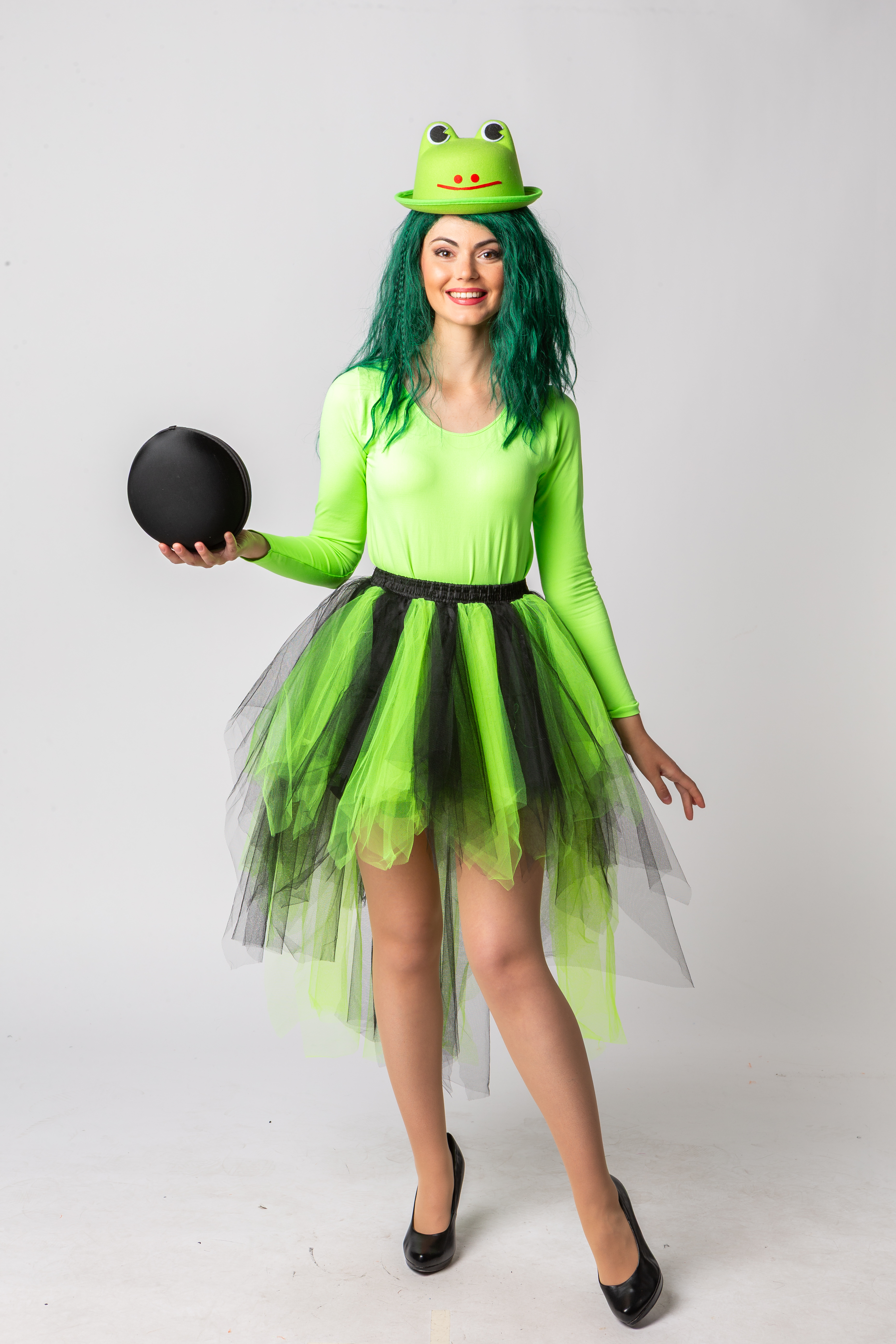 Tutu Vokuhila, green/black