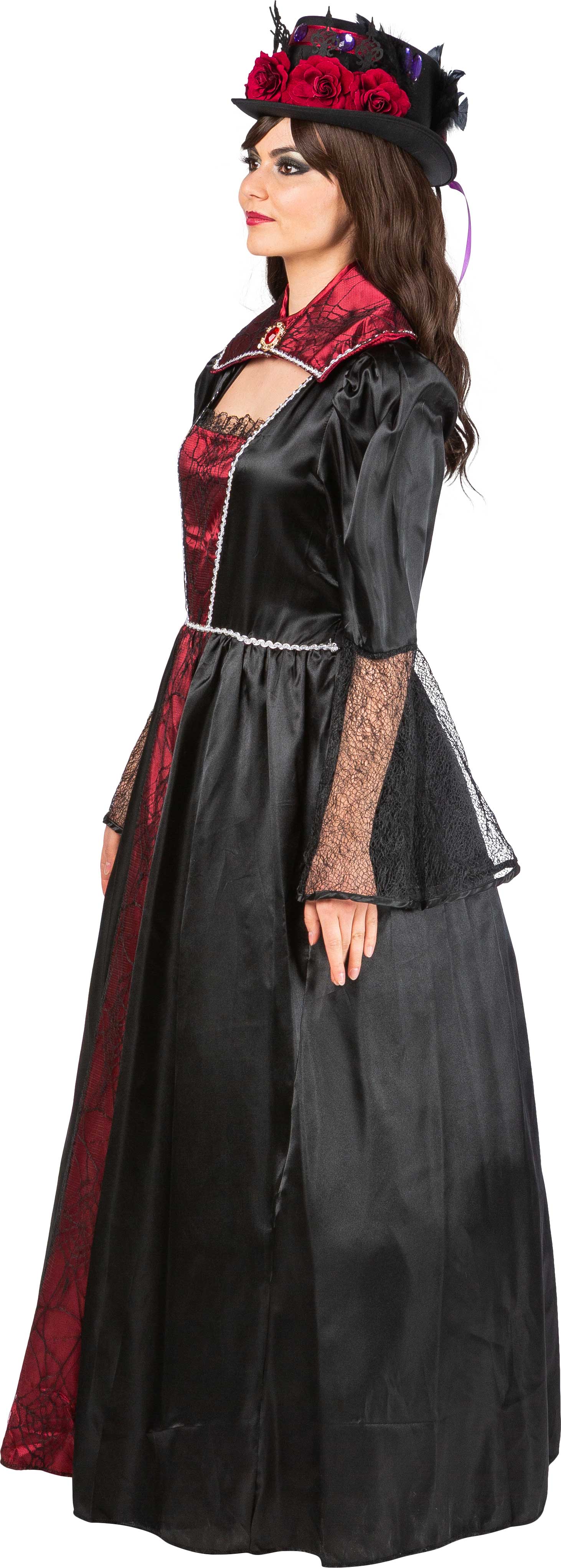 Vampire dress black-red
