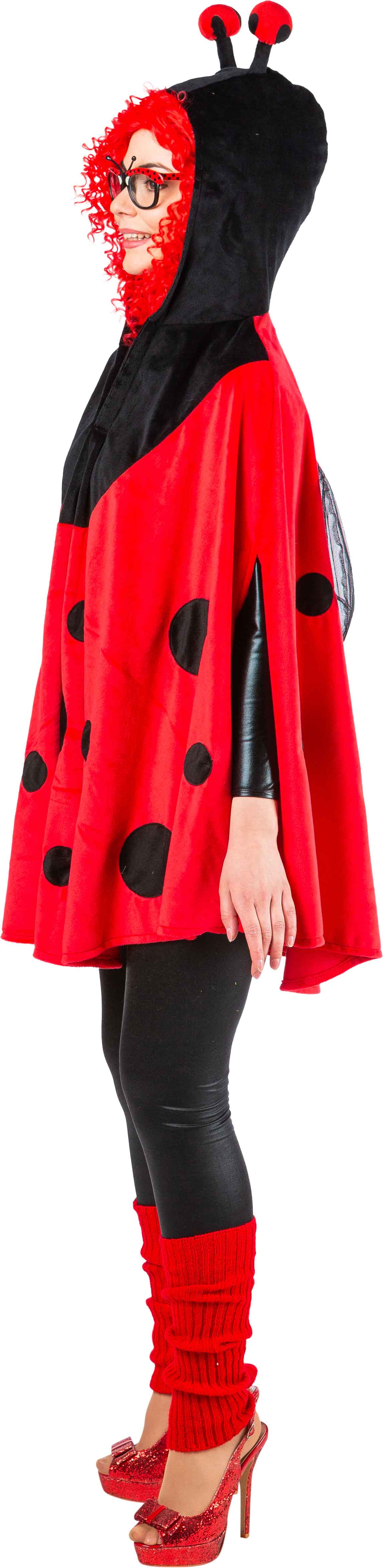 Animal poncho, ladybird