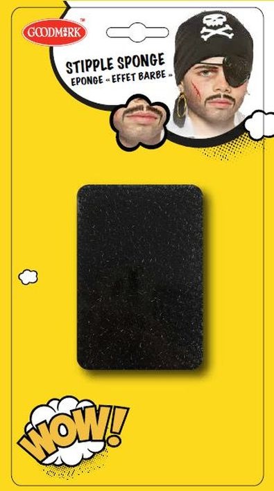 Eponge "effet barbe"