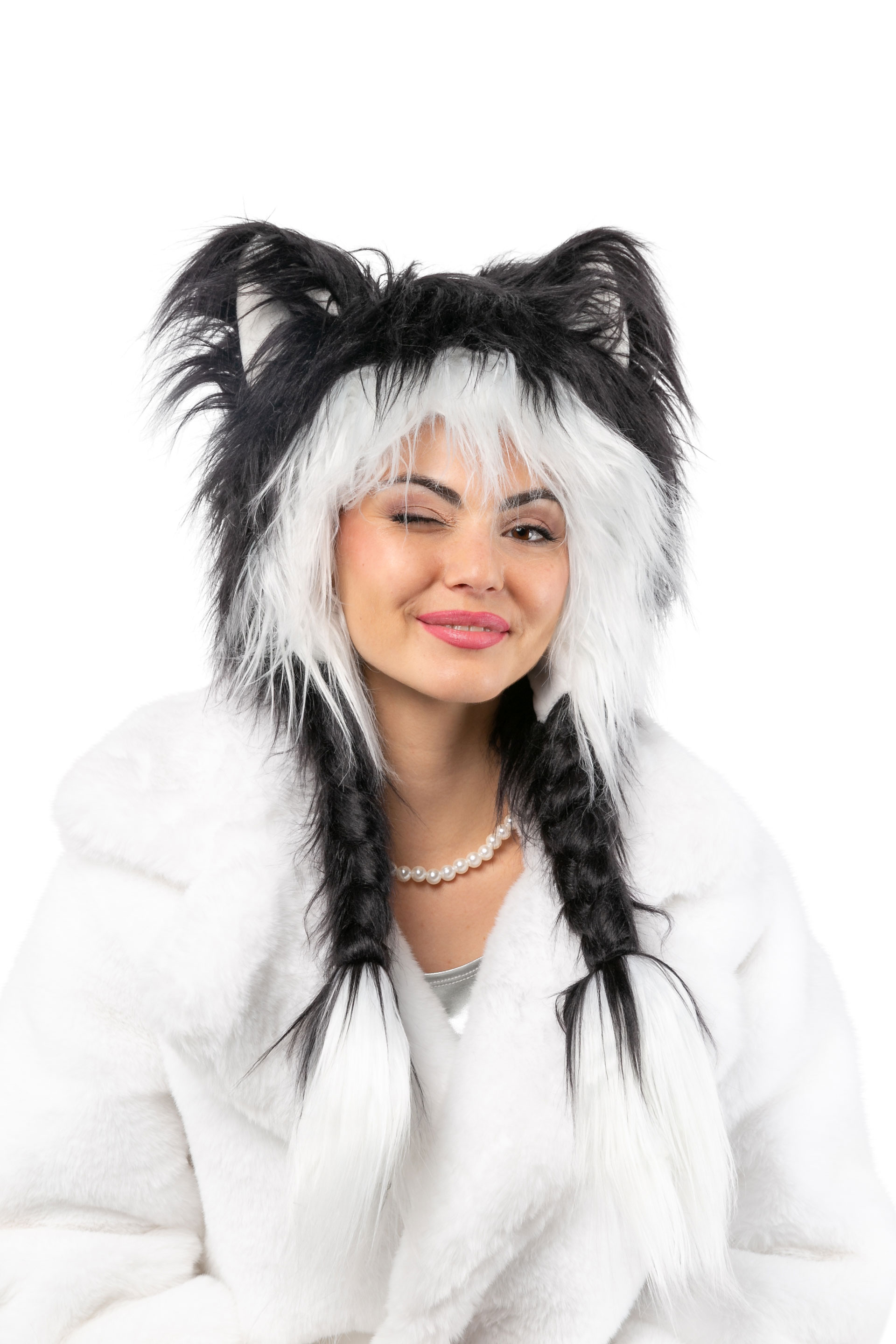 Plüschmütze struppig