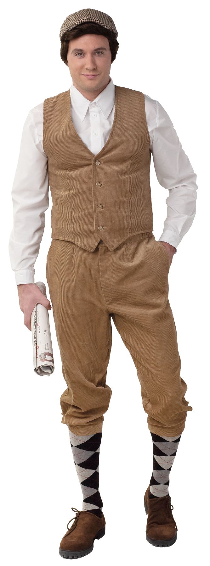 Knickerbocker pants, beige