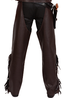 Cowboy-Chaps, braun