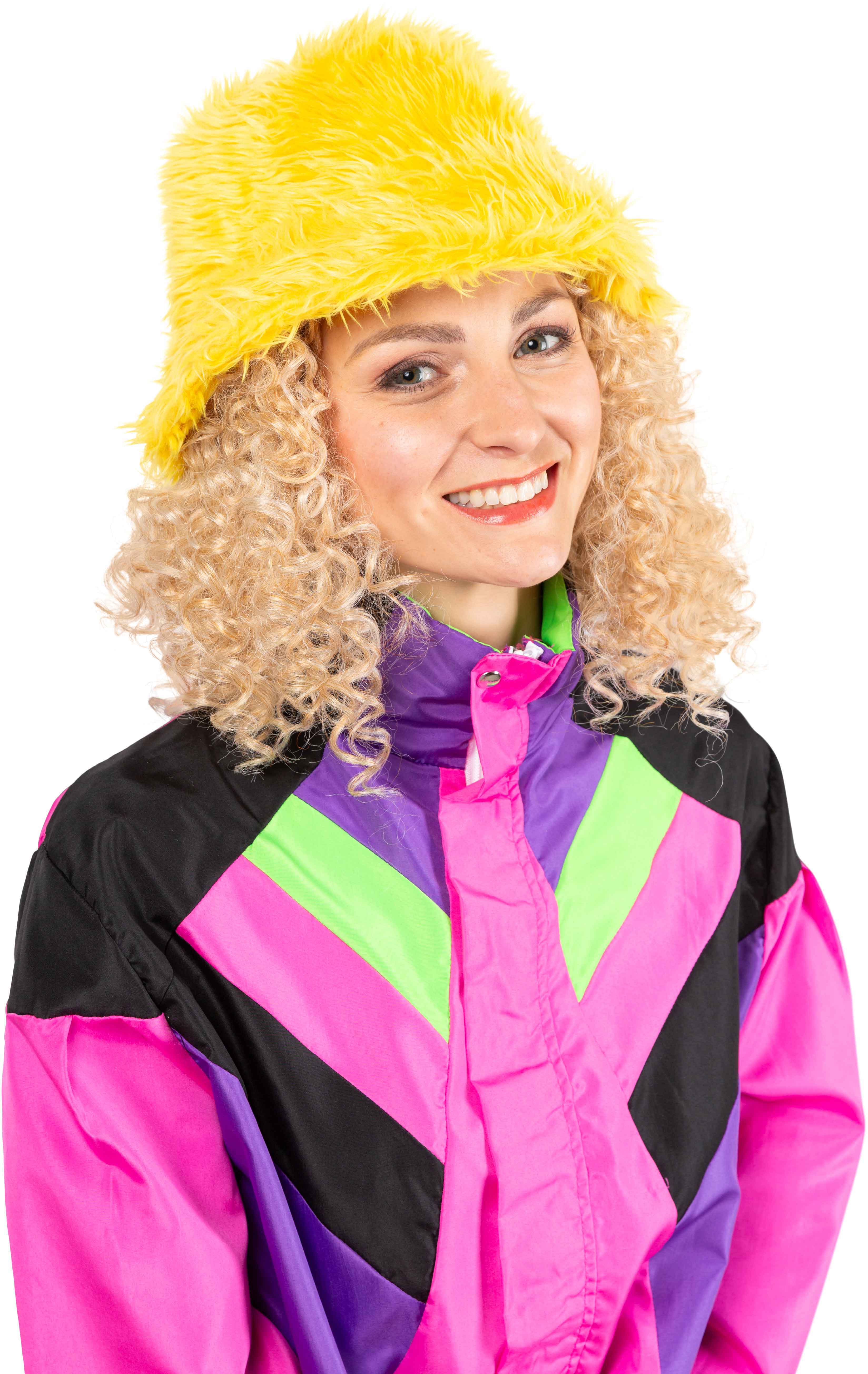 Fishermans cap fur, yellow