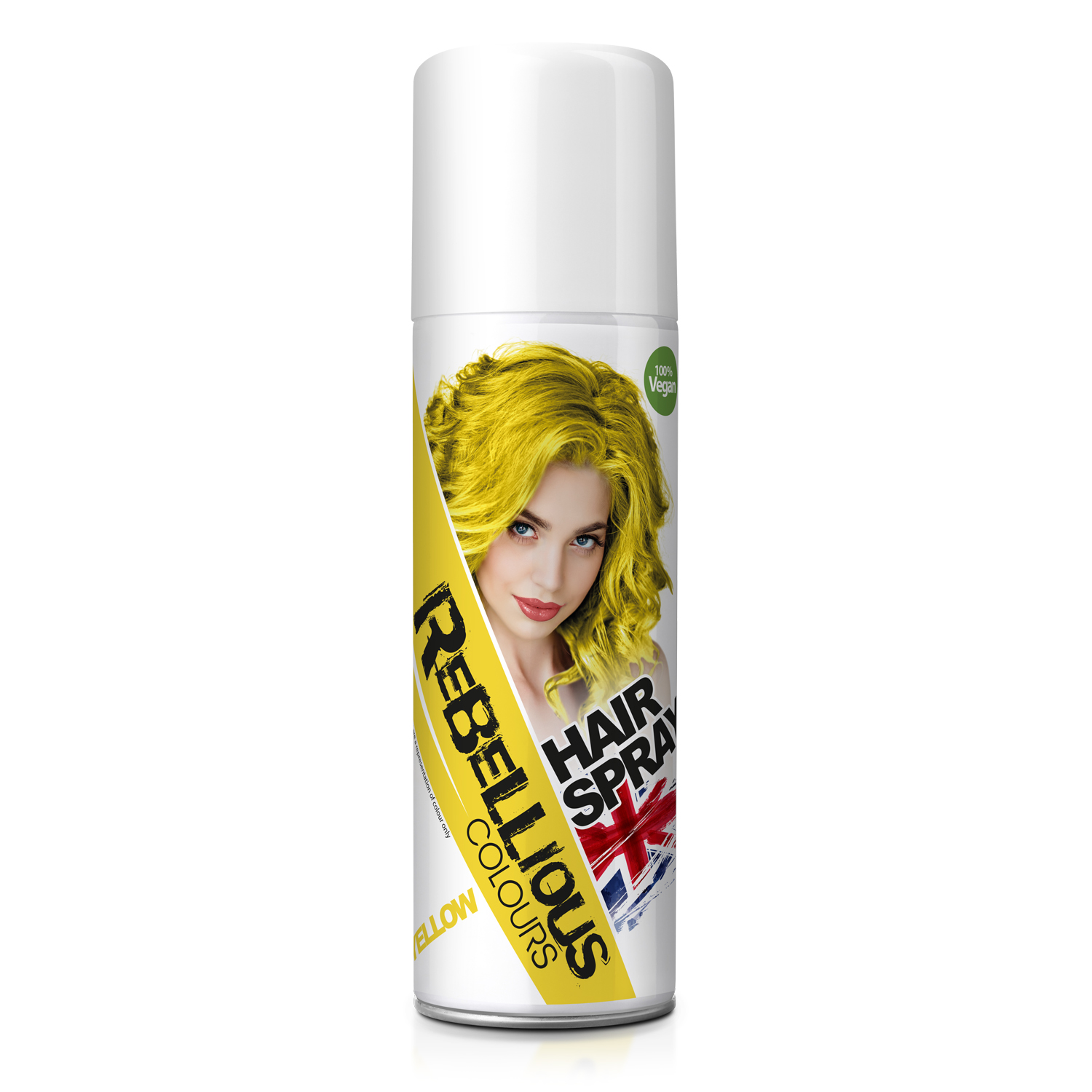 Haarspray farbig, gelb