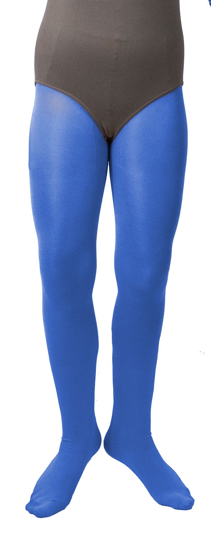 Opaque tights, blue