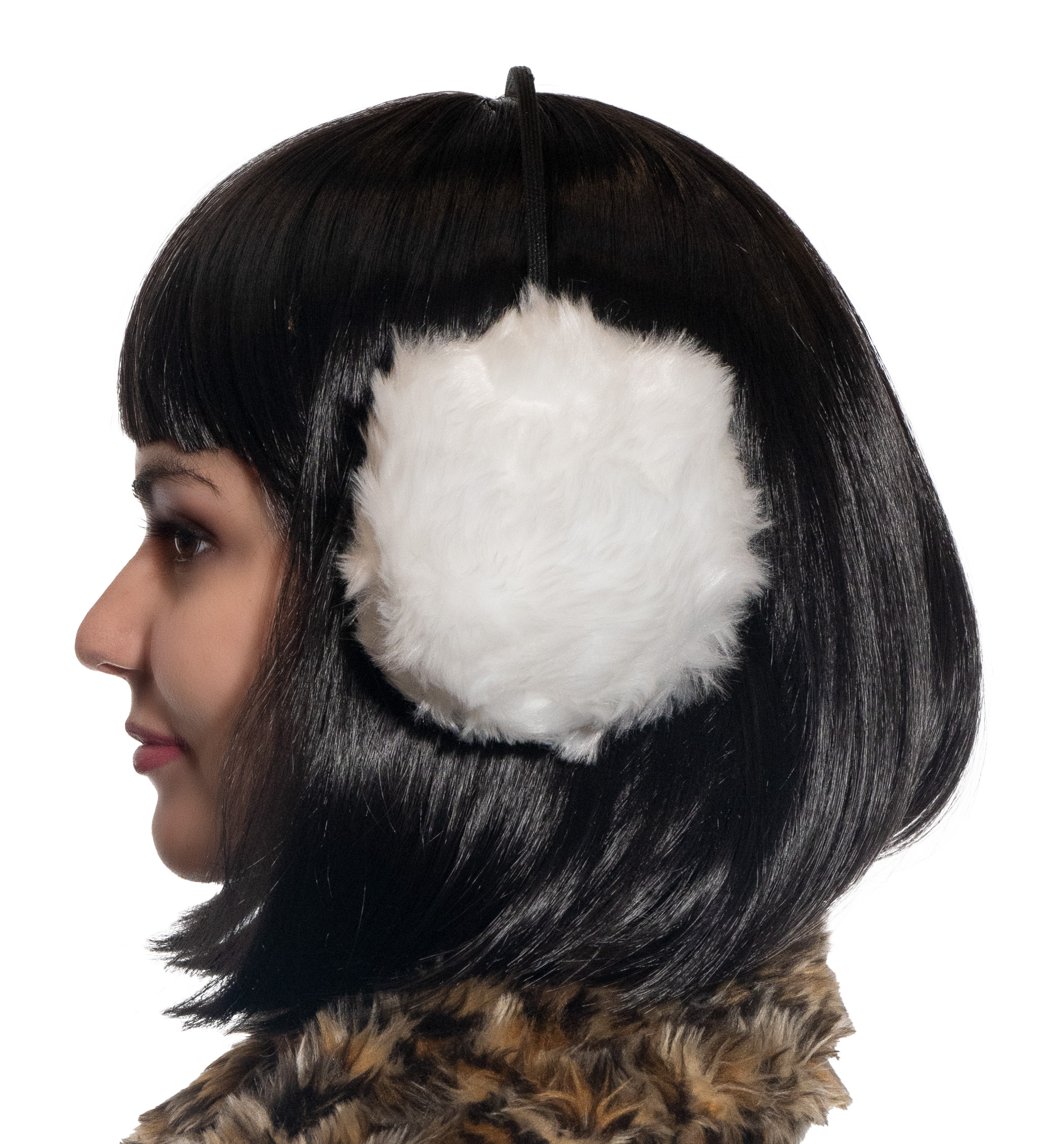 Cache-oreilles, blanc
