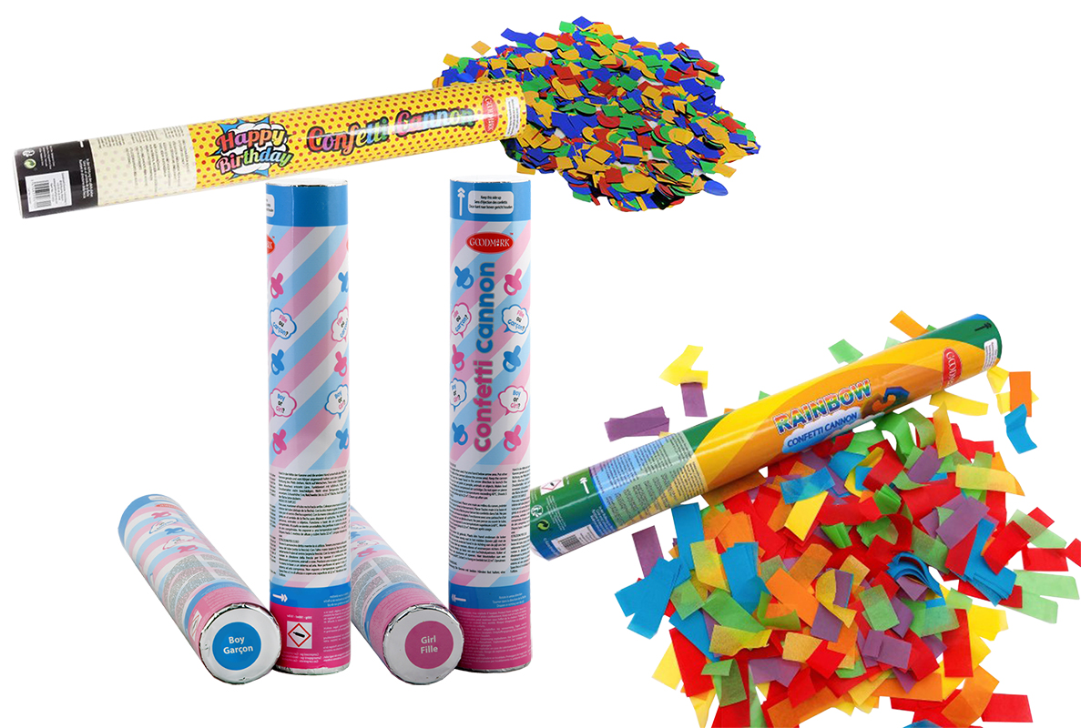 Set Konfettikanonen Gender Reveal