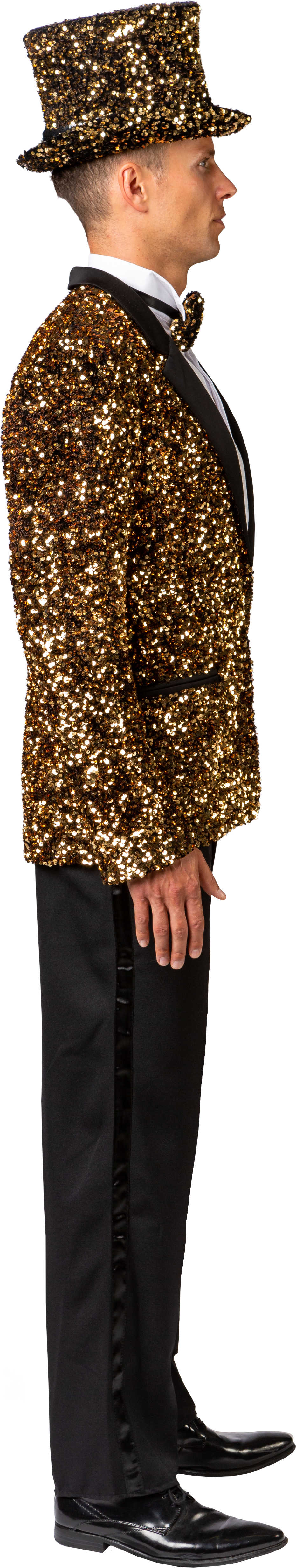 Herrenjacke Pailletten, gold Herrenjacke Pailletten, gold
