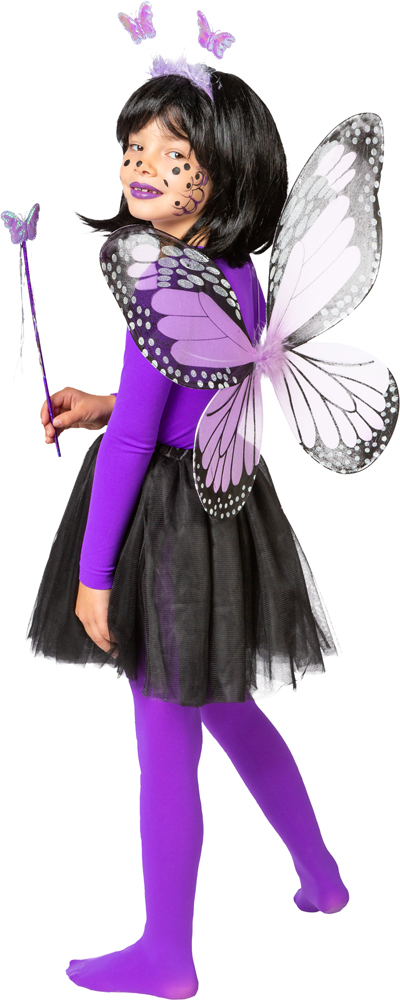 Ensemble papillon, violet