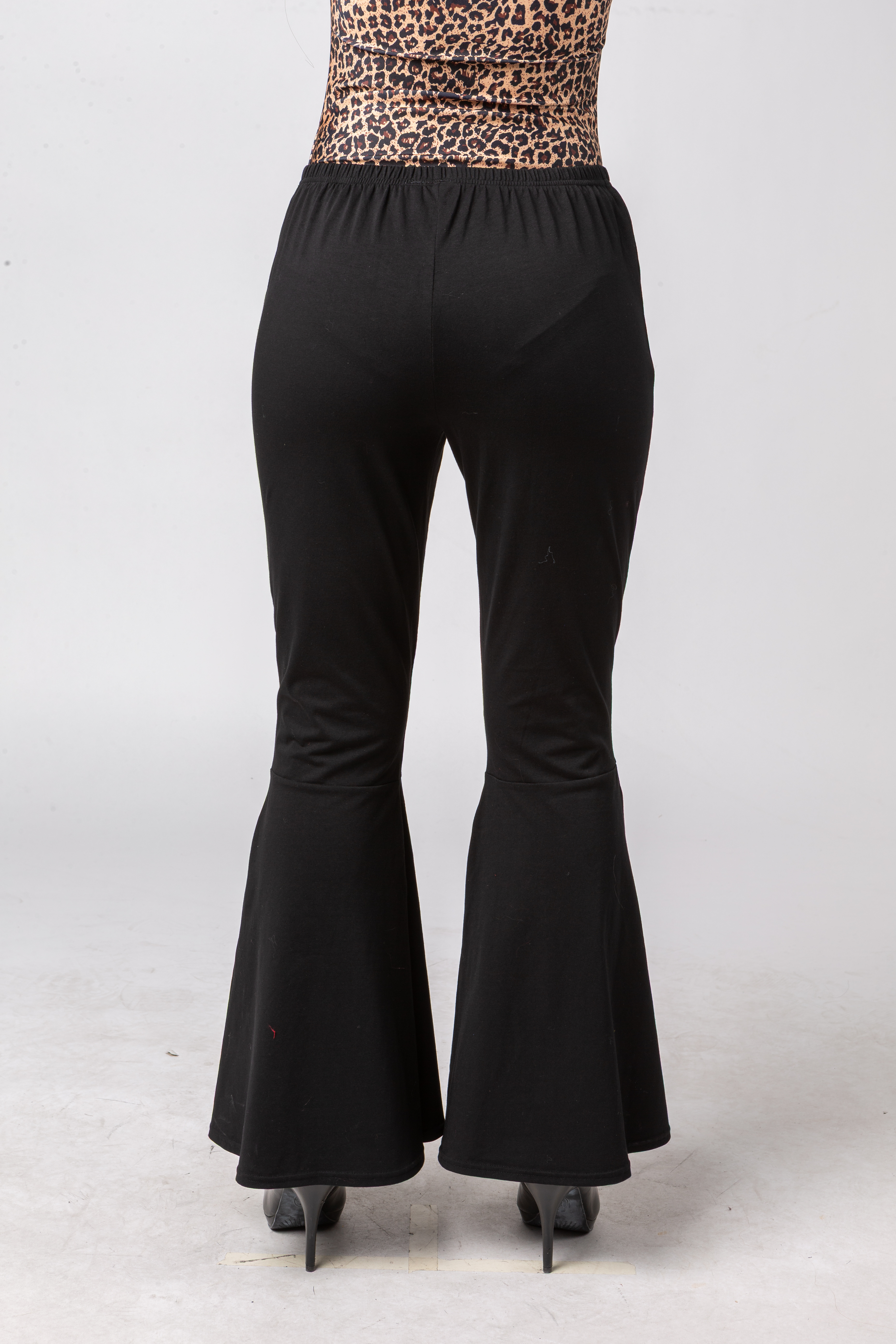 Flare pants, black 