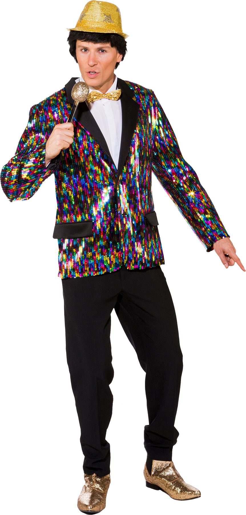 Disco Jacke, bunt